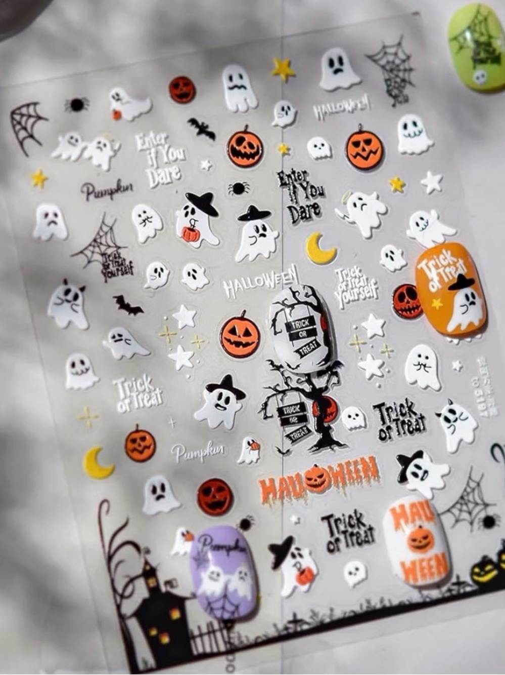Halloween Nail Sticker Sheet -1 sheet